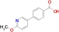 4-(6-Methoxypyridin-3-yl)benzoic acid