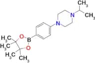 1-Isopropyl-4-(4-(4,4,5,5-tetramethyl-1,3,2-dioxaborolan-2-yl)phenyl)piperazine