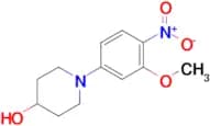 1-(3-Methoxy-4-nitrophenyl)piperidin-4-ol