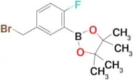 2-(5-(Bromomethyl)-2-fluorophenyl)-4,4,5,5-tetramethyl-1,3,2-dioxaborolane