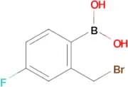 (2-(Bromomethyl)-4-fluorophenyl)boronic acid