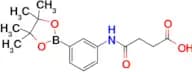 4-Oxo-4-((3-(4,4,5,5-tetramethyl-1,3,2-dioxaborolan-2-yl)phenyl)amino)butanoic acid
