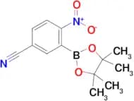4-Nitro-3-(4,4,5,5-tetramethyl-1,3,2-dioxaborolan-2-yl)benzonitrile