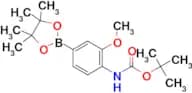 Tert-Butyl (2-methoxy-4-(4,4,5,5-tetramethyl-1,3,2-dioxaborolan-2-yl)phenyl)carbamate