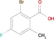 2-Bromo-4-fluoro-6-methylbenzoic acid
