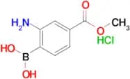 2-Amino-4-methoxycarbonylphenylboronic acid hydrochloride