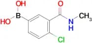 4-Chloro-3-(N-methylcarbamoyl)phenylboronic acid