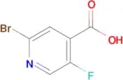 2-Bromo-5-fluoroisonicotinic acid