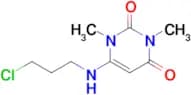 6-((3-Chloropropyl)amino)-1,3-dimethylpyrimidine-2,4(1H,3H)-dione