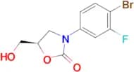 (R)-3-(4-Bromo-3-fluorophenyl)-5-(hydroxymethyl)oxazolidin-2-one