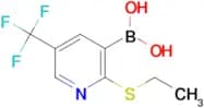 (2-(Ethylthio)-5-(trifluoromethyl)pyridin-3-yl)boronic acid