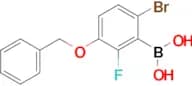 3-Benzyloxy-6-bromo-2-fluorophenylboronic acid
