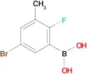 (5-Bromo-2-fluoro-3-methylphenyl)boronic acid