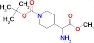 Tert-Butyl 4-(1-amino-2-methoxy-2-oxoethyl)piperidine-1-carboxylate