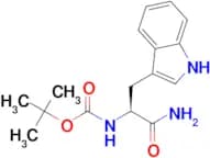 (S)-tert-Butyl (1-amino-3-(1H-indol-3-yl)-1-oxopropan-2-yl)carbamate