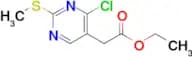 Ethyl 2-(4-chloro-2-(methylthio)pyrimidin-5-yl)acetate
