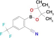 2-(4,4,5,5-Tetramethyl-1,3,2-dioxaborolan-2-yl)-5-(trifluoromethyl)benzonitrile