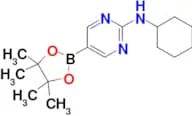 N-Cyclohexyl-5-(4,4,5,5-tetramethyl-1,3,2-dioxaborolan-2-yl)pyrimidin-2-amine