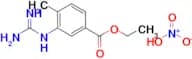 Ethyl 3-guanidino-4-methylbenzoate nitrate