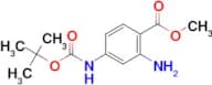 Methyl 2-amino-4-((tert-butoxycarbonyl)amino)benzoate