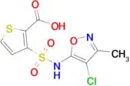 3-(N-(4-Chloro-3-methylisoxazol-5-yl)sulfamoyl)thiophene-2-carboxylic acid