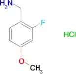 (2-Fluoro-4-methoxyphenyl)methanamine hydrochloride