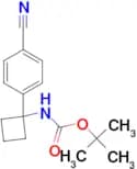 Tert-Butyl 1-(4-cyanophenyl)cyclobutylcarbamate