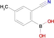 (2-Cyano-4-methylphenyl)boronic acid