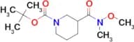 Tert-Butyl 3-(methoxy(methyl)carbamoyl)piperidine-1-carboxylate