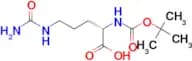 (S)-2-((tert-Butoxycarbonyl)amino)-5-ureidopentanoic acid