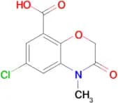 6-Chloro-4-methyl-3-oxo-3,4-dihydro-2H-benzo[b][1,4]oxazine-8-carboxylic acid