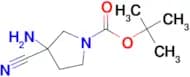 Tert-Butyl 3-amino-3-cyanopyrrolidine-1-carboxylate