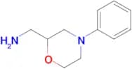 (4-Phenylmorpholin-2-yl)methanamine