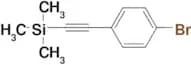 ((4-Bromophenyl)ethynyl)trimethylsilane