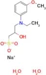 Sodium 3-(ethyl(3-methoxyphenyl)amino)-2-hydroxypropane-1-sulfonate dihydrate