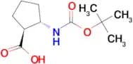(1S,2S)-2-((tert-Butoxycarbonyl)amino)cyclopentanecarboxylic acid