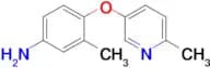 3-Methyl-4-((6-methylpyridin-3-yl)oxy)aniline