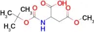 2-((tert-Butoxycarbonyl)amino)-4-methoxy-4-oxobutanoic acid