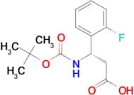 (S)-3-((tert-Butoxycarbonyl)amino)-3-(2-fluorophenyl)propanoic acid