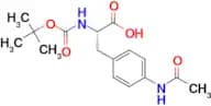 (S)-3-(4-Acetamidophenyl)-2-((tert-butoxycarbonyl)amino)propanoic acid