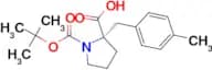 (S)-1-(tert-Butoxycarbonyl)-2-(4-methylbenzyl)pyrrolidine-2-carboxylic acid