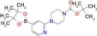 Tert-Butyl 4-(4-(4,4,5,5-tetramethyl-1,3,2-dioxaborolan-2-yl)pyridin-2-yl)piperazine-1-carboxylate