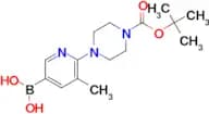 (6-(4-(tert-Butoxycarbonyl)piperazin-1-yl)-5-methylpyridin-3-yl)boronic acid