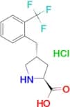 (2S,4R)-4-(2-(Trifluoromethyl)benzyl)pyrrolidine-2-carboxylic acid hydrochloride
