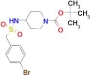 Tert-Butyl 4-{[(4-bromophenyl)methyl]sulfonamido}piperidine-1-carboxylate