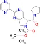 Tert-Butyl 2-pyrazin-2-yl-5-(pyrrolidin-1-ylcarbonyl)-5,7-dihydro-6H-pyrrolo[3,4-d]pyrimidine-6-ca…