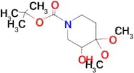 Tert-Butyl 3-hydroxy-4,4-dimethoxypiperidine-1-carboxylate