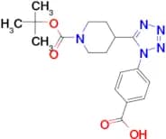 4-{5-[1-(tert-Butoxycarbonyl)piperidin-4-yl]-1H-tetrazol-1-yl}benzoic acid