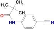 N-(4-cyanophenyl)-2,2-dimethylpropanamide