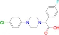 2-[4-(4-Chlorophenyl)piperazin-1-yl]-2-(4-fluorophenyl)acetic acid